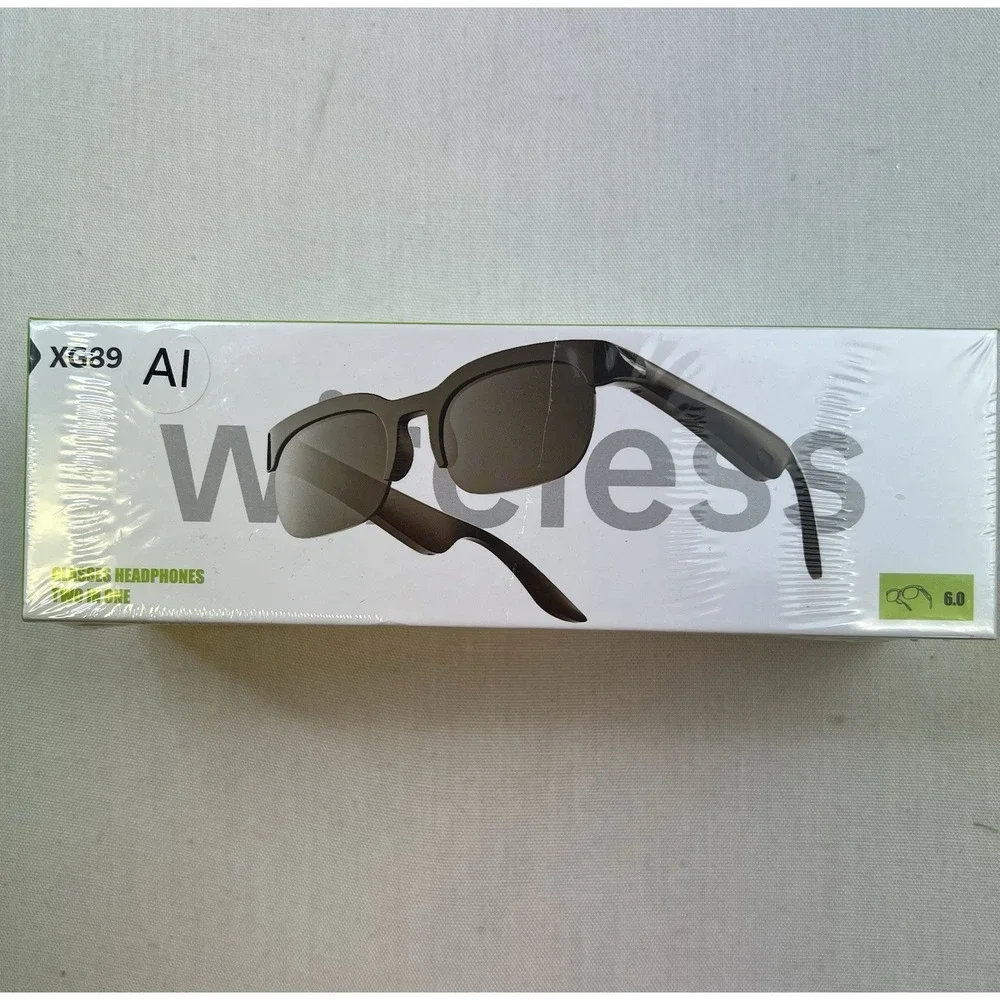 Wireless Smart Glasses AI XG89 With Built In Headphones Sealed. Intelligent